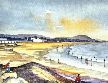 Morning Bliss at the Beach - Rushikonda, Andhra Pradesh