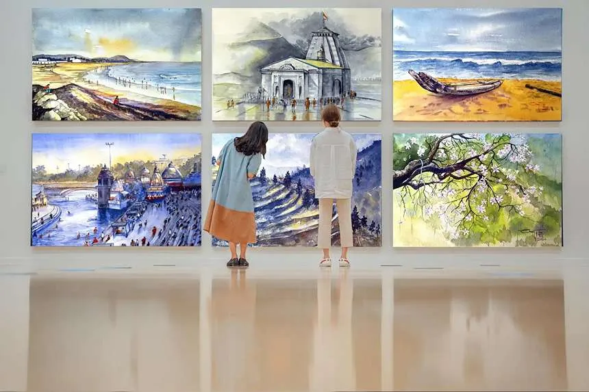 Chanda Dobriyal - Watercolor artist and Art Educator